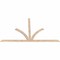 Ekena Millwork Richland Smooth Timber Gable Bracket, Douglas Fir, 96"W x 56"H x 1 1/2"D x 3 1/2"F, 14/12 Pitch GBW096X56X0204RIC00SDF - alternate 5